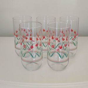 Vintage Tulip Glasses